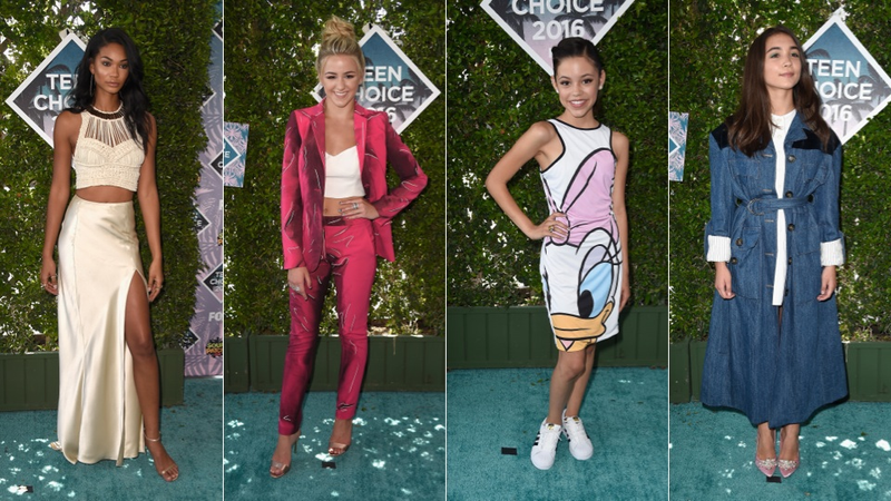 Illustration for article titled A Vast Range of Going-Out Looks on the (RIGGED??!!) Teen Choice Awards Red Carpet